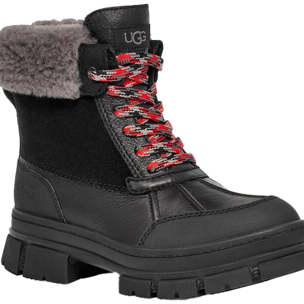 UGG Ashton Addie Boot Black (Women's Size 7) NEW
